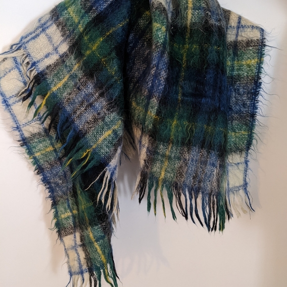 Mohair and Wool blanket scarf - Picture 2 of 4